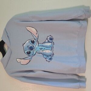 Disney Light Blue Stitch Kids Hoodie